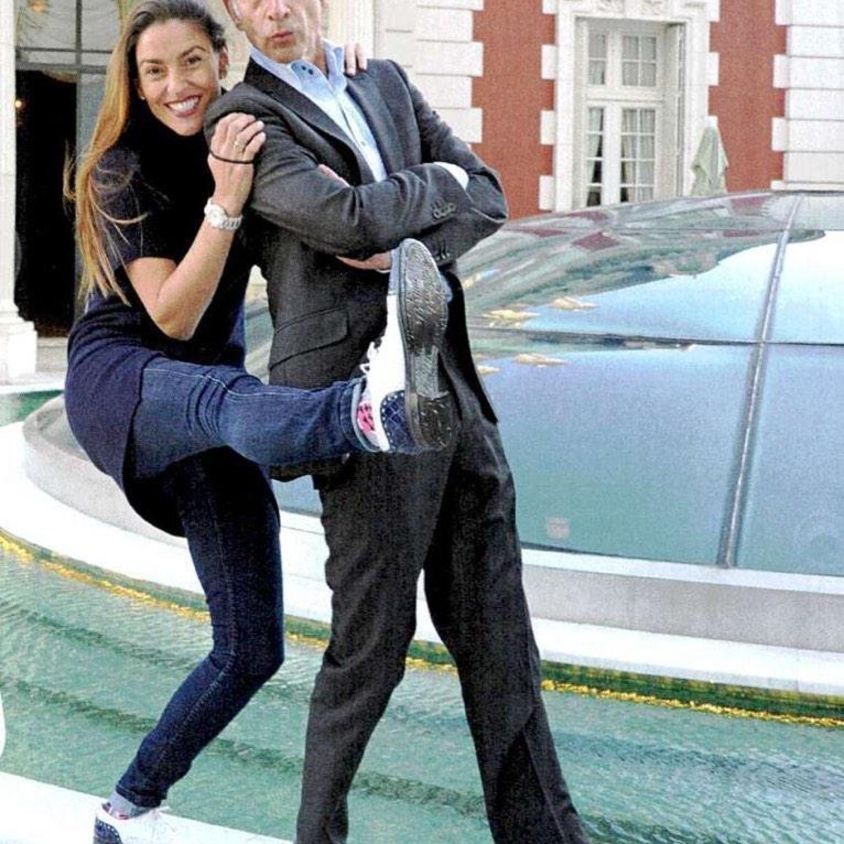 Imanol Arias y su novia, Irene Meritxell