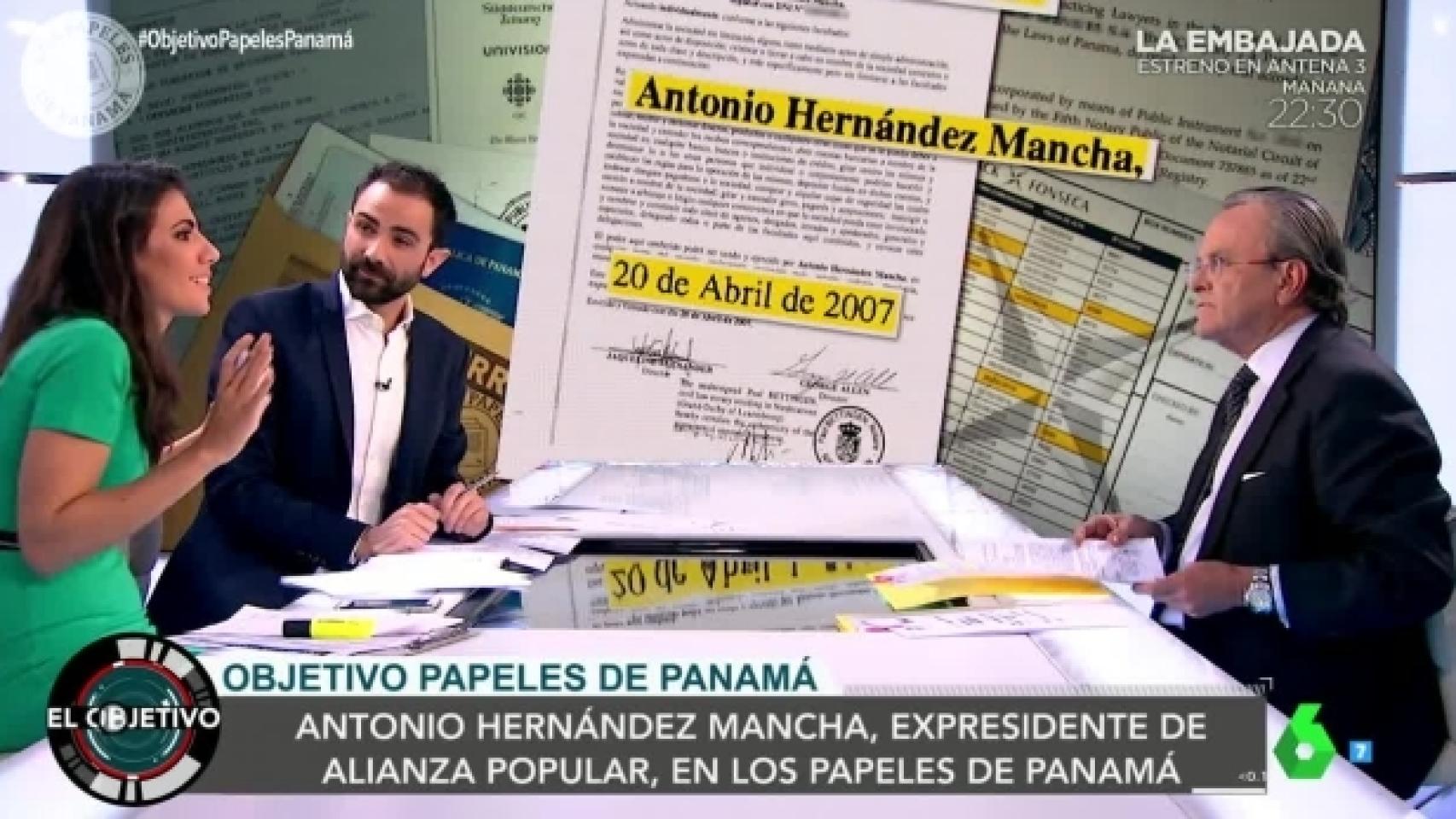 El nerviosismo de Hernández Mancha al hablar de los papeles de Panamá