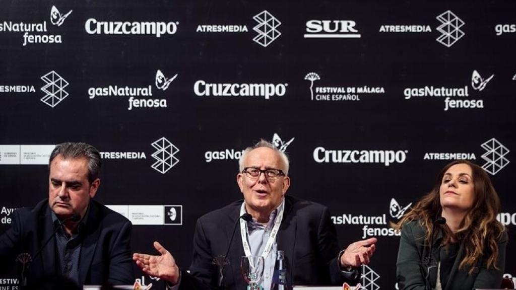 Ramón Colom durante la rueda de prensa ofrecida en Málaga.