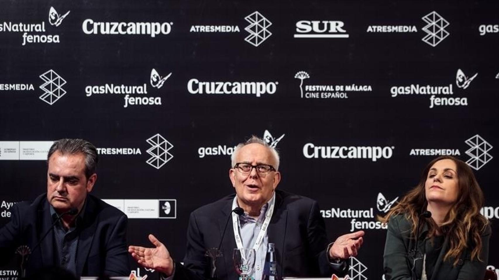 Ramón Colom durante la rueda de prensa ofrecida en Málaga.