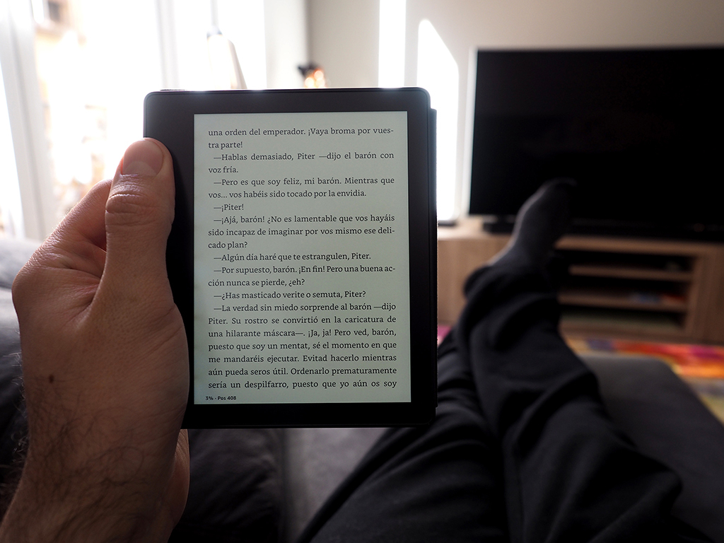 kindle oasis lectura