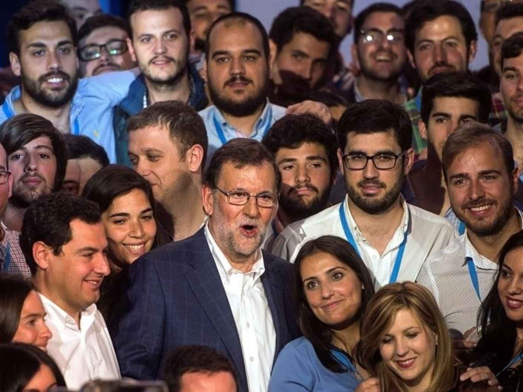 Mariano Rajoy, en la convención de Nuevas Generaciones/Rafa Alcaide/EFE
