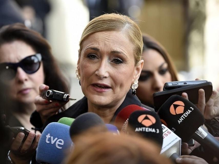la presidenta de la Comunidad de Madrid, Cristina Cifuentes.