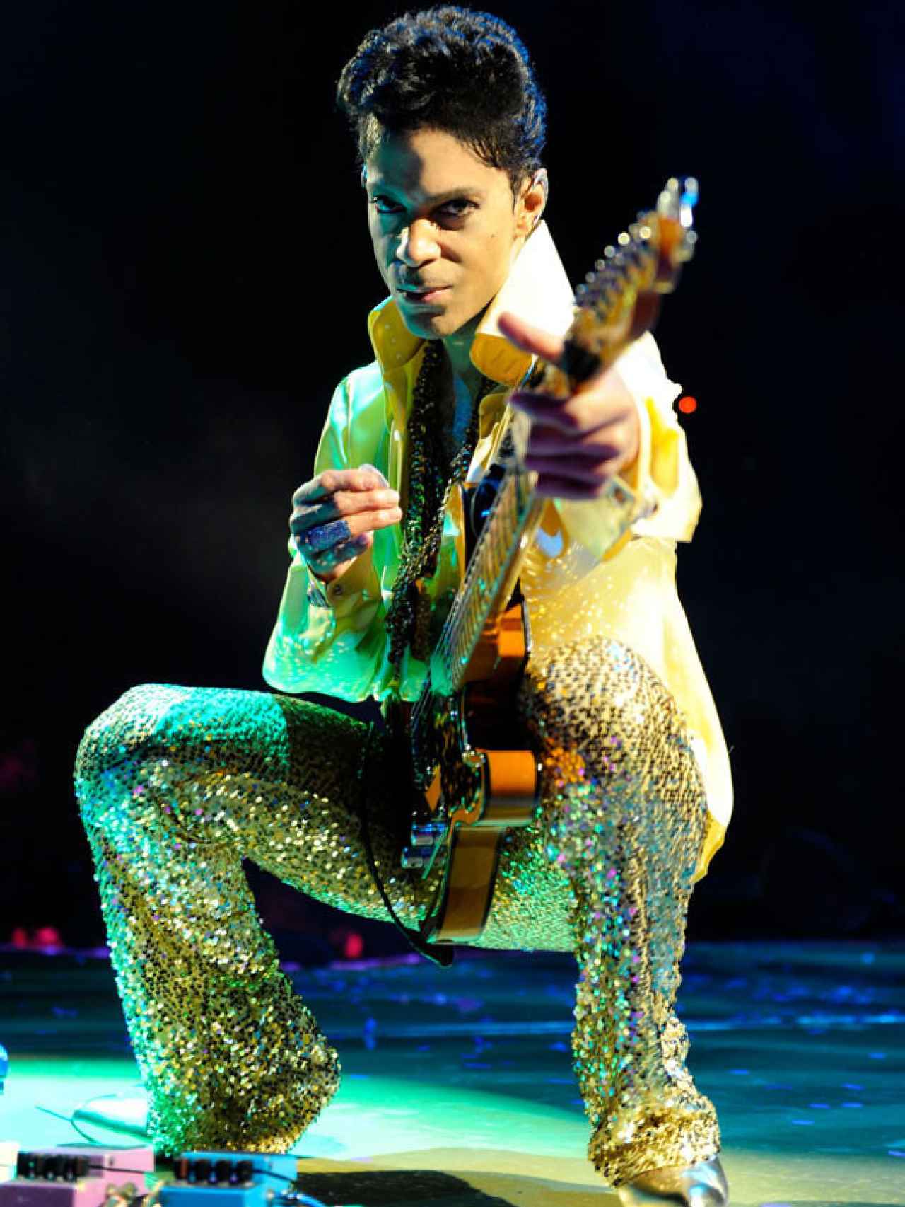 Prince sobre el escenario