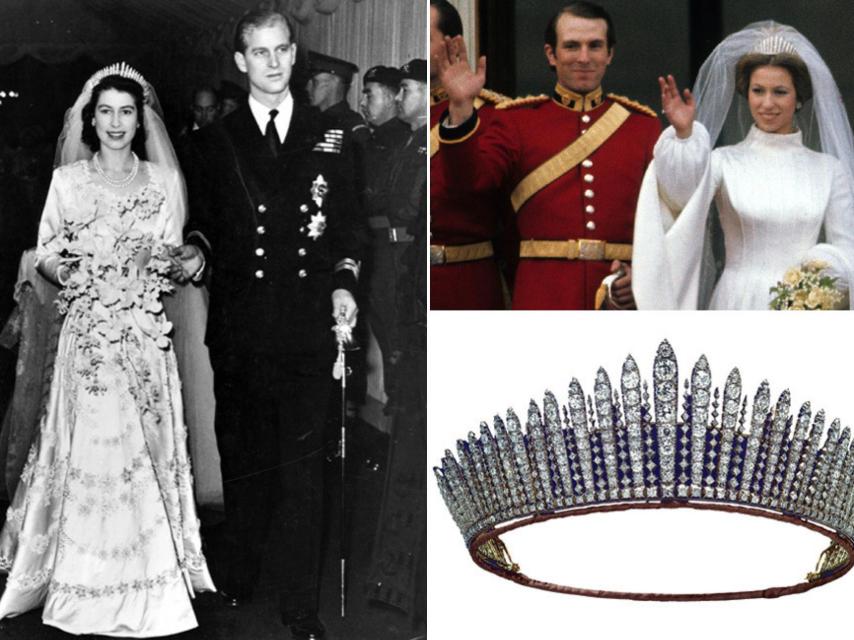 Tiara Fringe, elegida por la reina Isabel y la princesa Ana