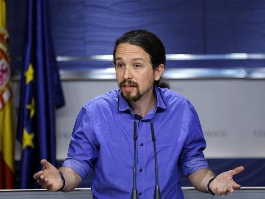 El líder de Podemos, Pablo Iglesias/Emilio Naranjo/EFE