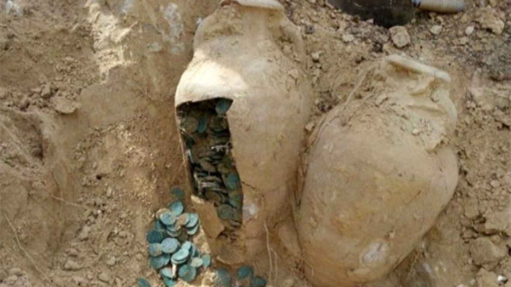 Image: Descubren en Sevilla 600 kilos de monedas romanas