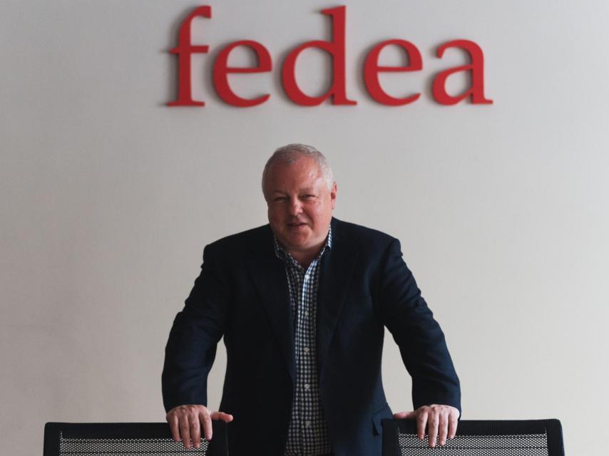 De la Fuente en las oficinas de Fedea, institución que dirige desde 2014.
