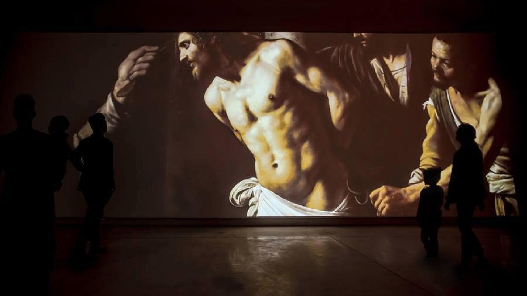 Exposición de Caravaggio en el Palazzo delle Esposizioni. /