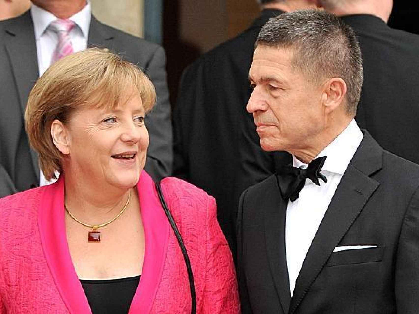 Angela Merkel con su marido Joachim Sauer
