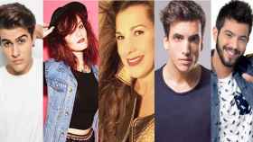 Xuso, Salvador, Electric Nana, Maverick y Coral Segovia, jurado de Eurovisión