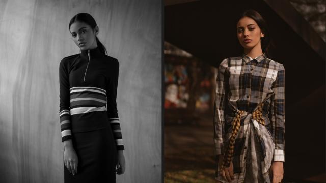 Cindy Kimberly en una producción de moda