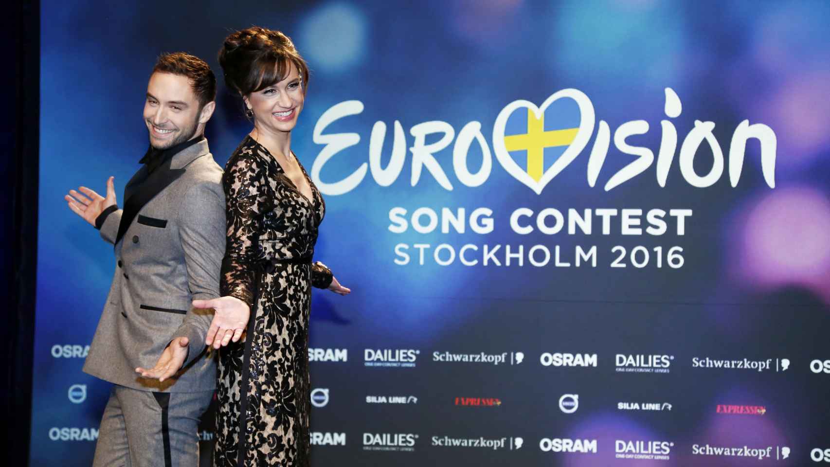 Petra Mede y Måns Zelmerlöw serán los presentadores de Eurovisión 2016