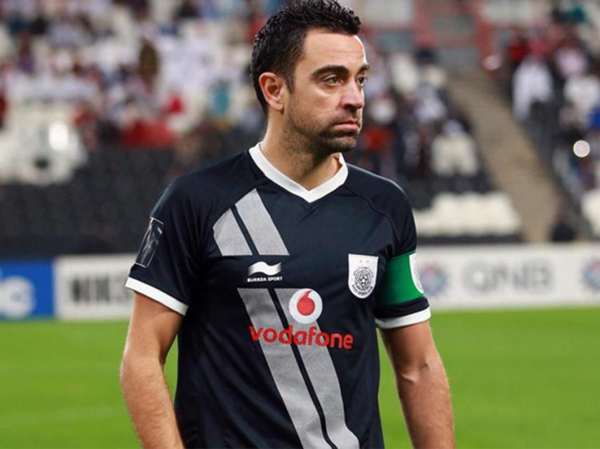 Xavi Hernández con el Al Saad