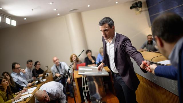 Pedro Sánchez, en el Congreso de los Diputados.