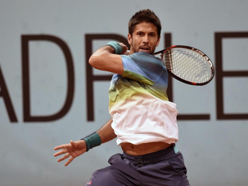 Fernando Verdasco durante el torneo