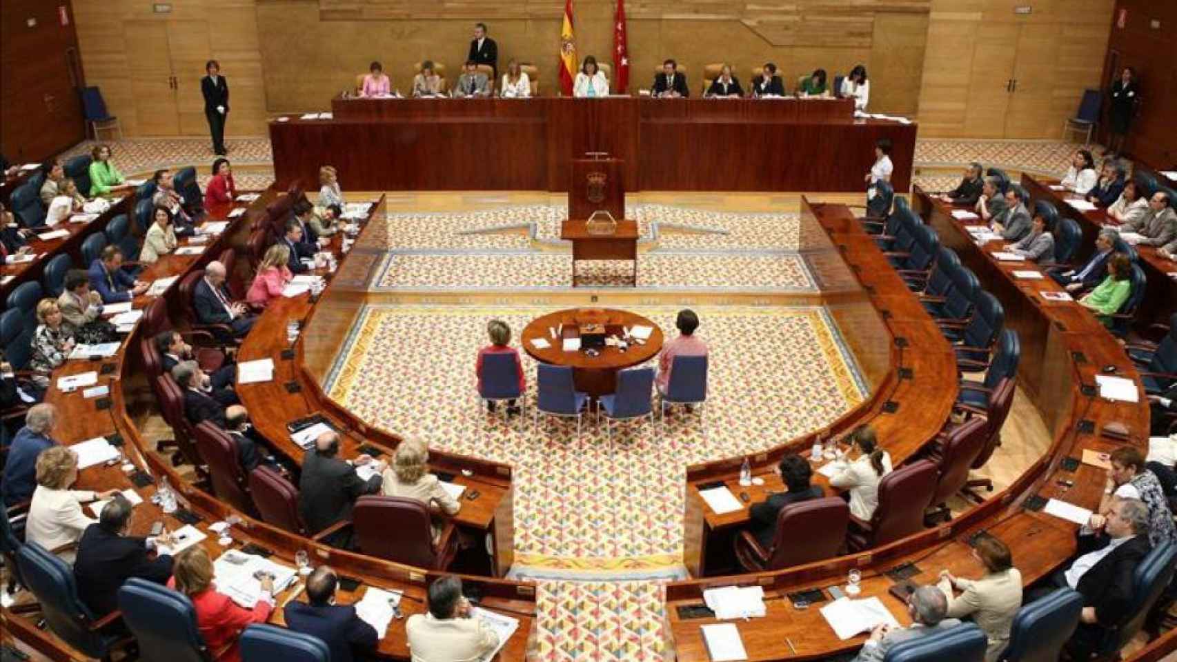 La Asamblea de Madrid, en una imagen de archivo.