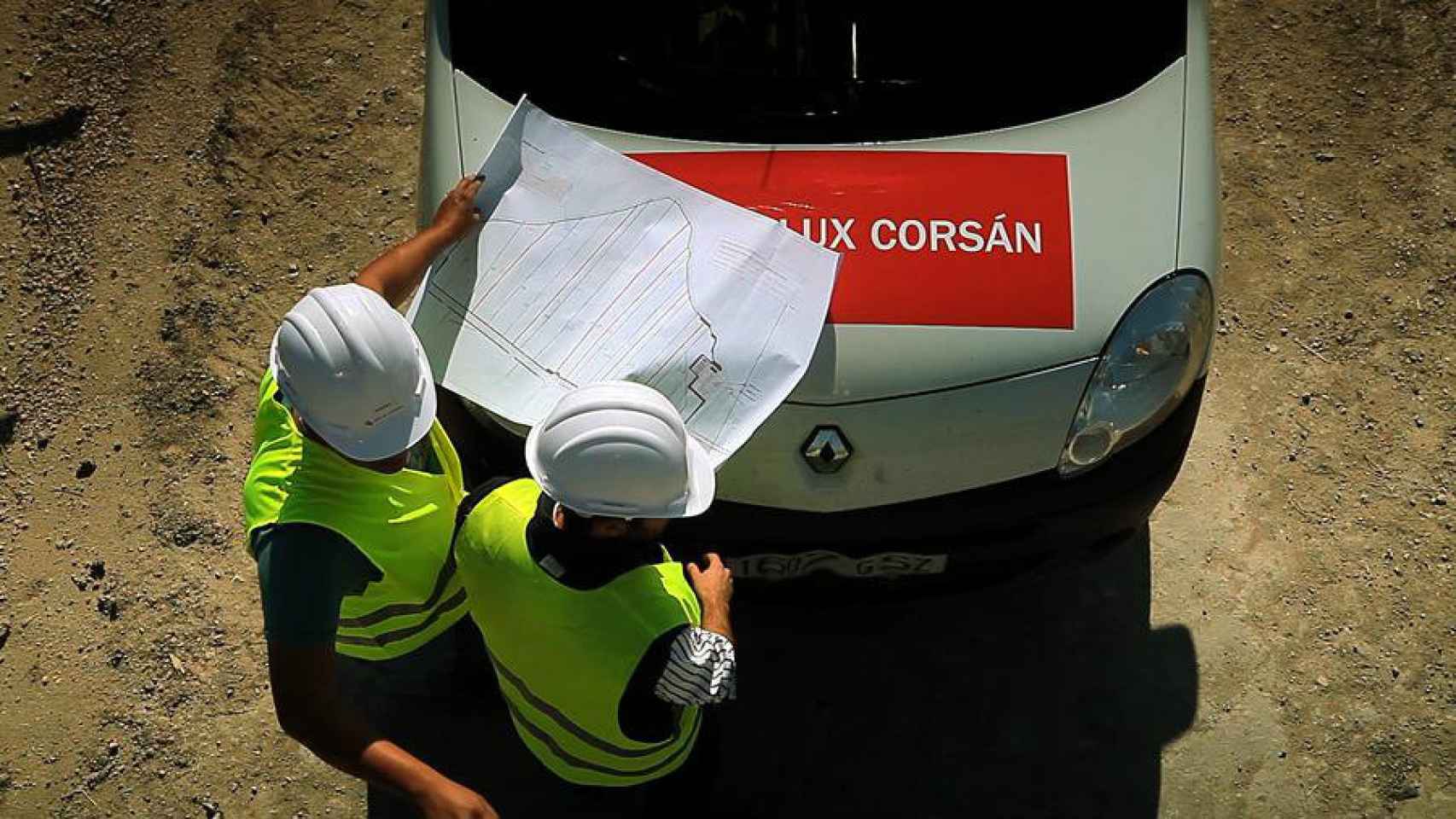 Trabajadores de Isolux Corsán en una imagen de archivo.