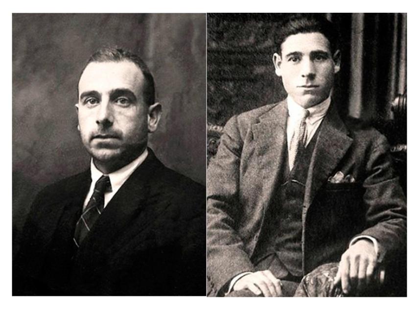 Los hermanos Manuel y Antonio-Ramiro Lapeña, en archivo familiar.