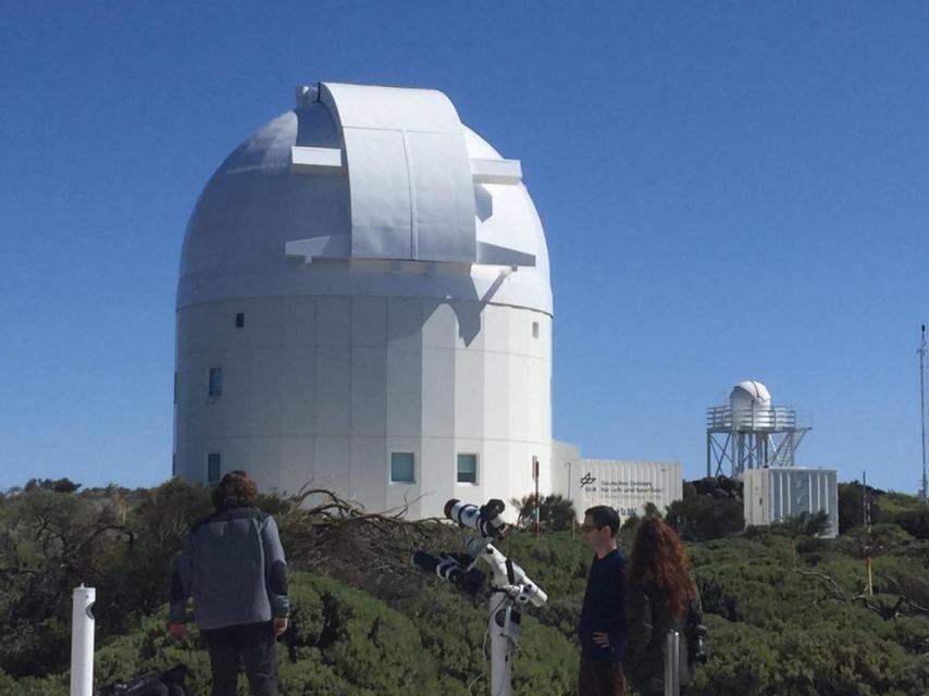 Imagen de uno de los telescopios en Tenerife.