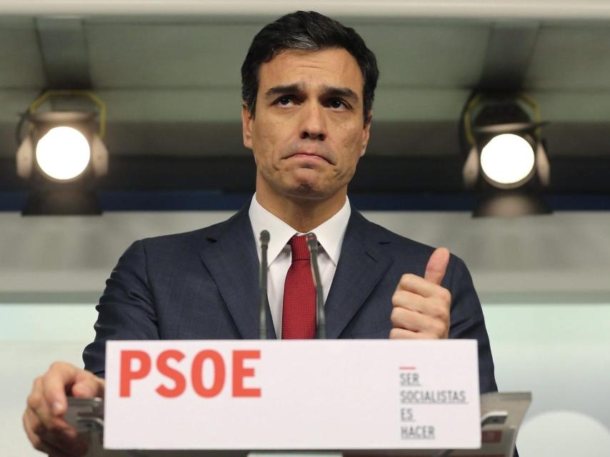 Pedro Sánchez, líder del PSOE.