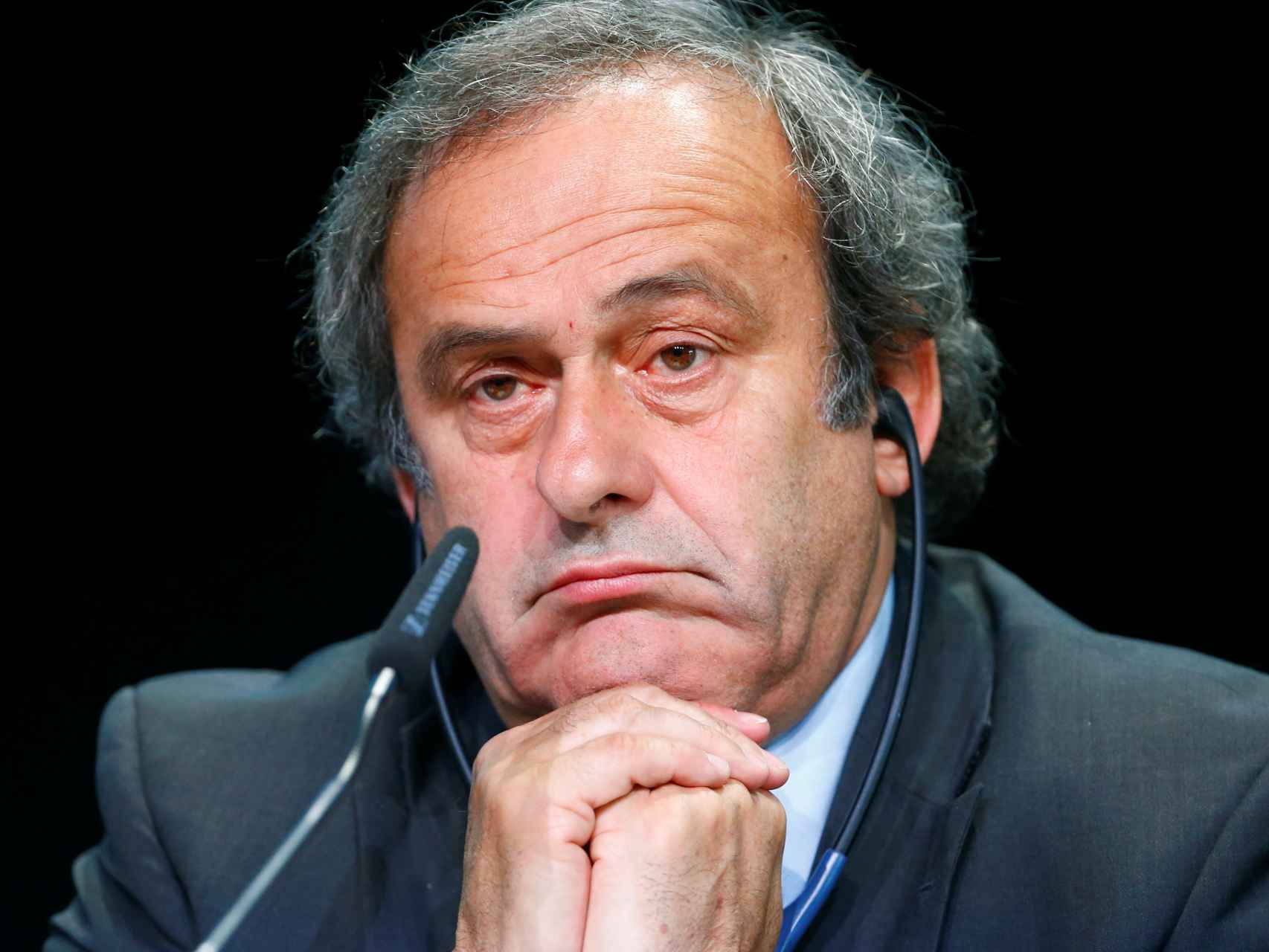 Platini, presidente de la UEFA.