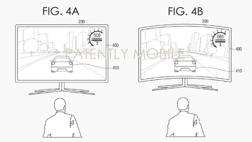 Samsung patenta pantallas de TV que se doblan para adaptarse a los juegos