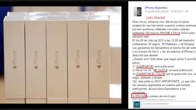 ¿Cuánto dinero ganan los que te hacen creer que has ganado un iPhone?