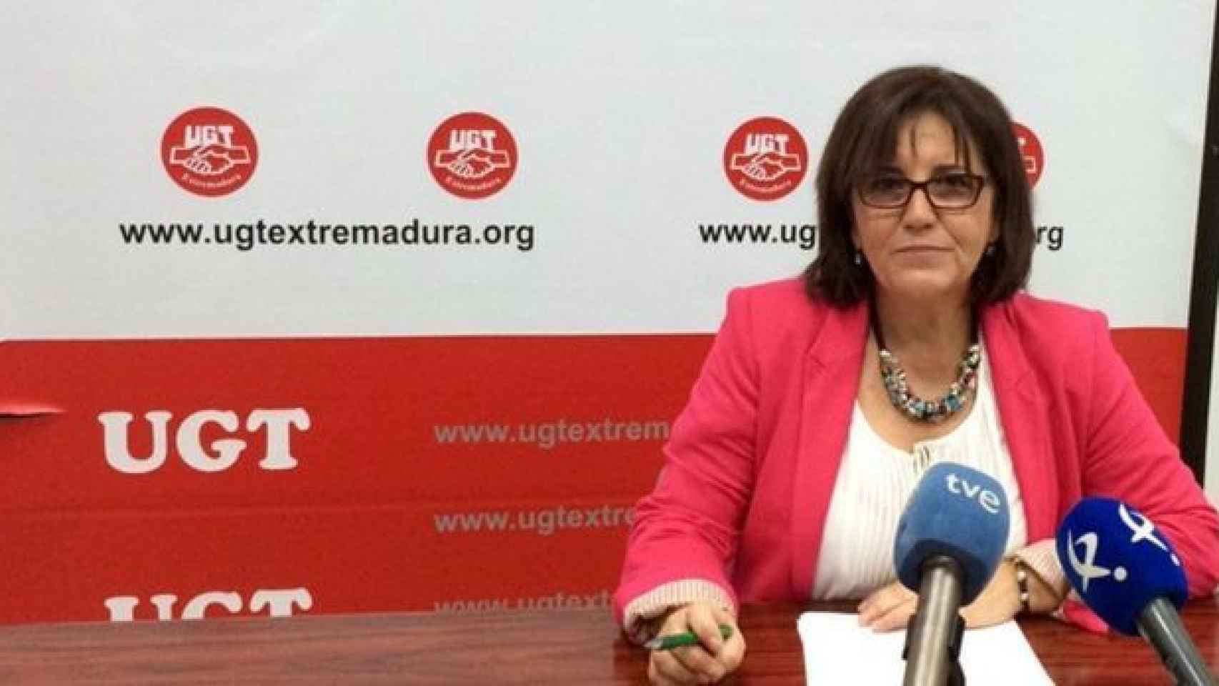 Patrocinio Sánchez, secretaria de Acción Sindical de UGT Extremadura