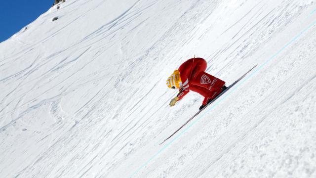 Jan Farrell se desliza por la pista francesa de Vars.