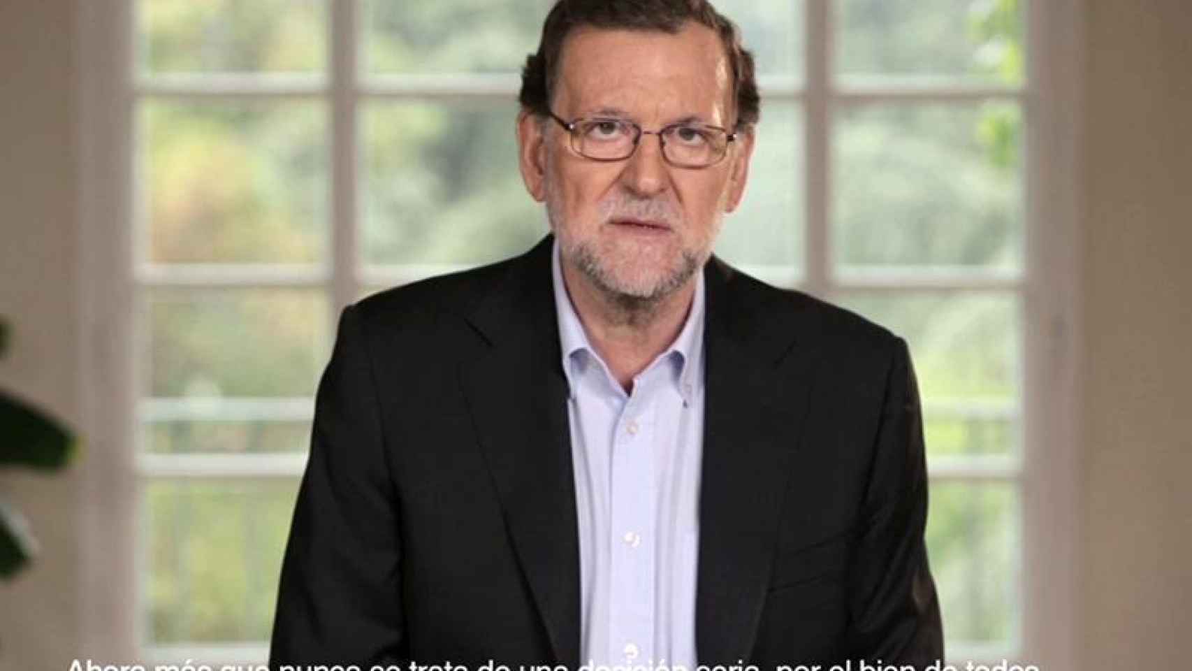 Imagen del vídeo con el que Mariano Rajoy ha iniciado la precampaña.