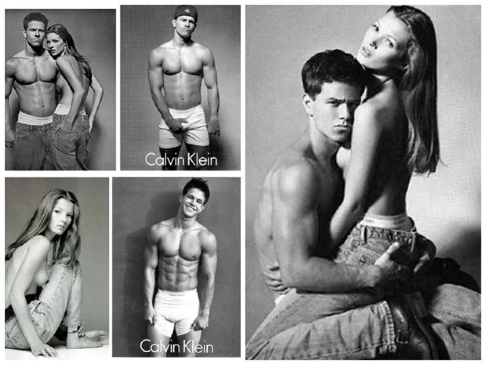 La campaña de Calvin Klein que protagonizaron Kate Moss y Mark Wahlberg en 1992