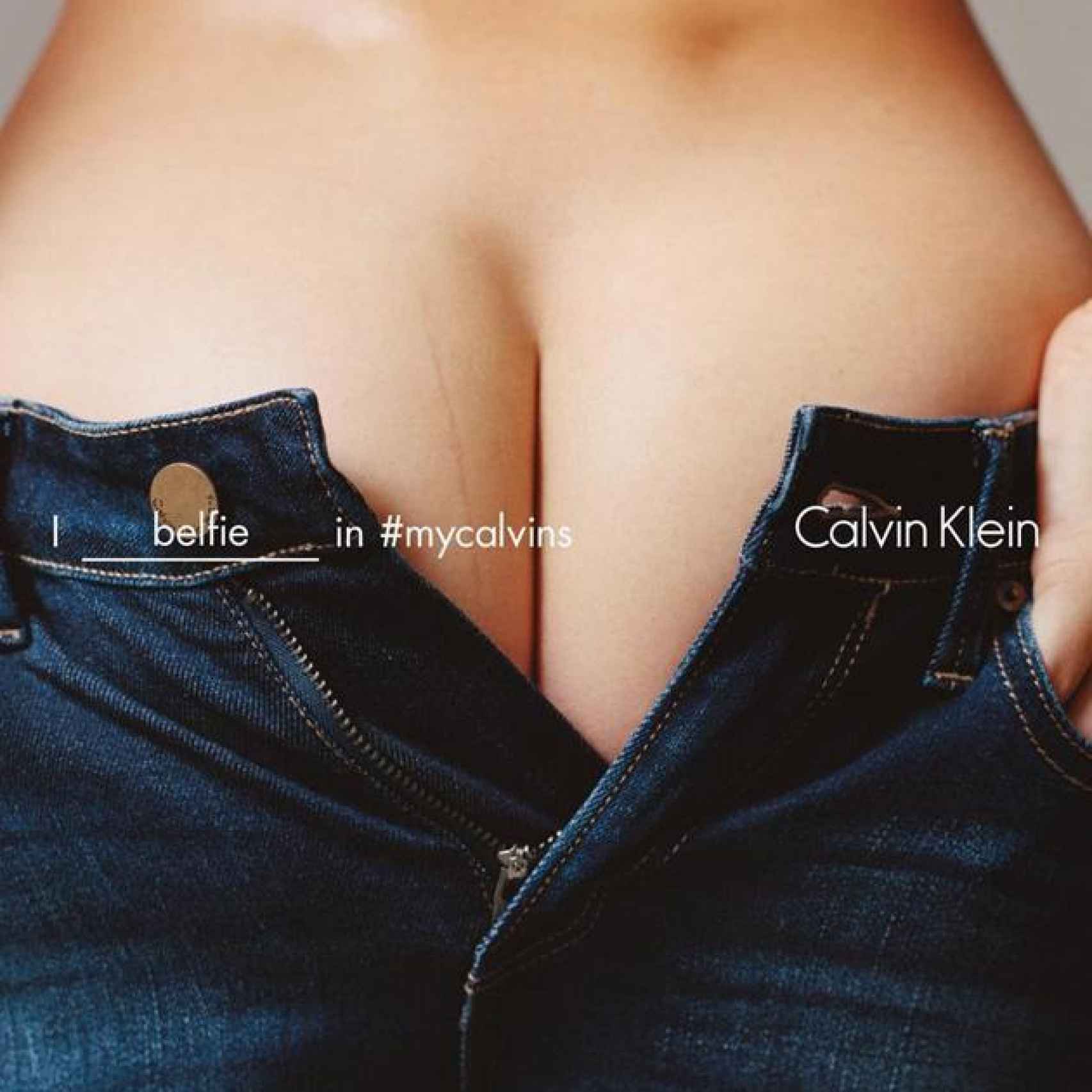 El belfie en la campaña de Calvin Klein #mycalvins