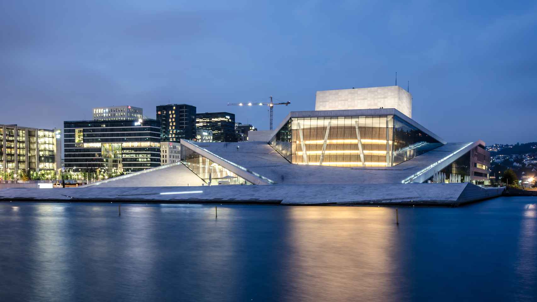 El edificio de la Opera y Ballet de Oslo es, desde su construcción, un emblema de la ciudad.