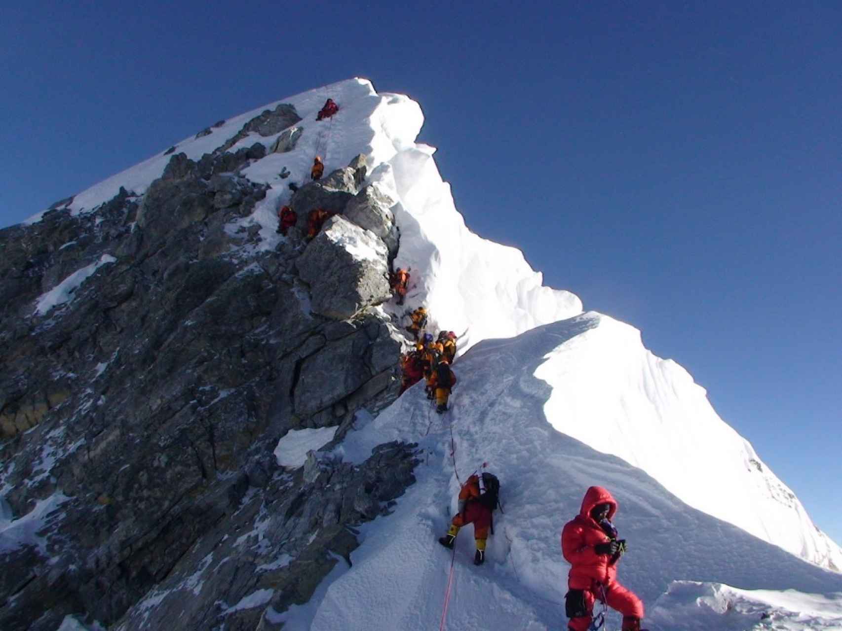 Expedición en el Everest.