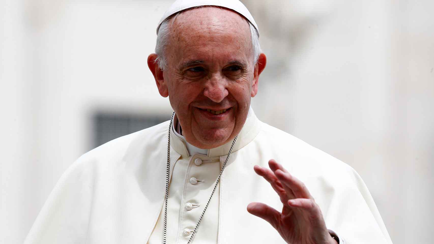El pontífice argentino este miércoles en la plaza de San Pedro