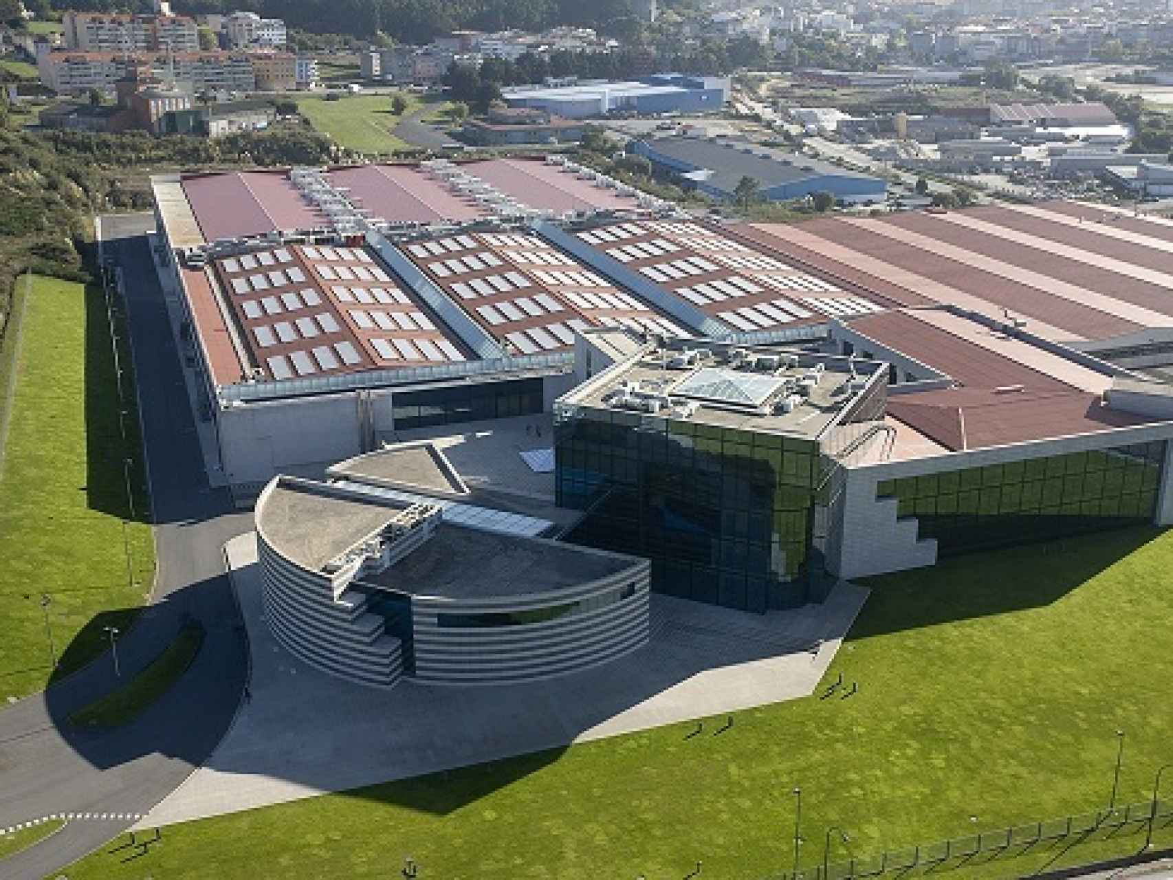La sede de Inditex en Arteixo (Coruña)