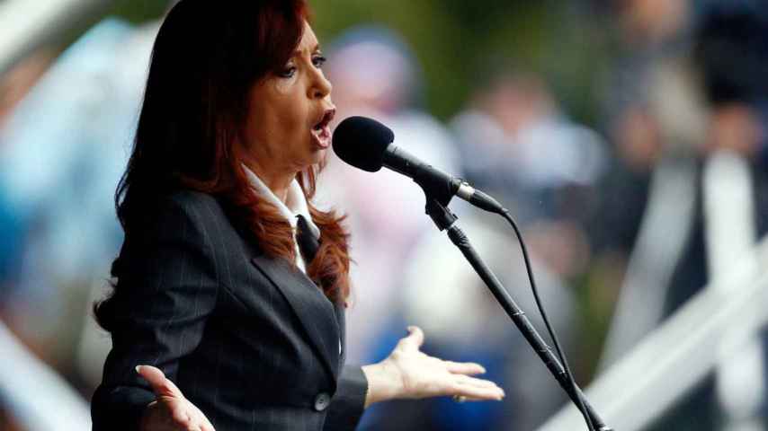 La expresidenta Cristina Fernández.