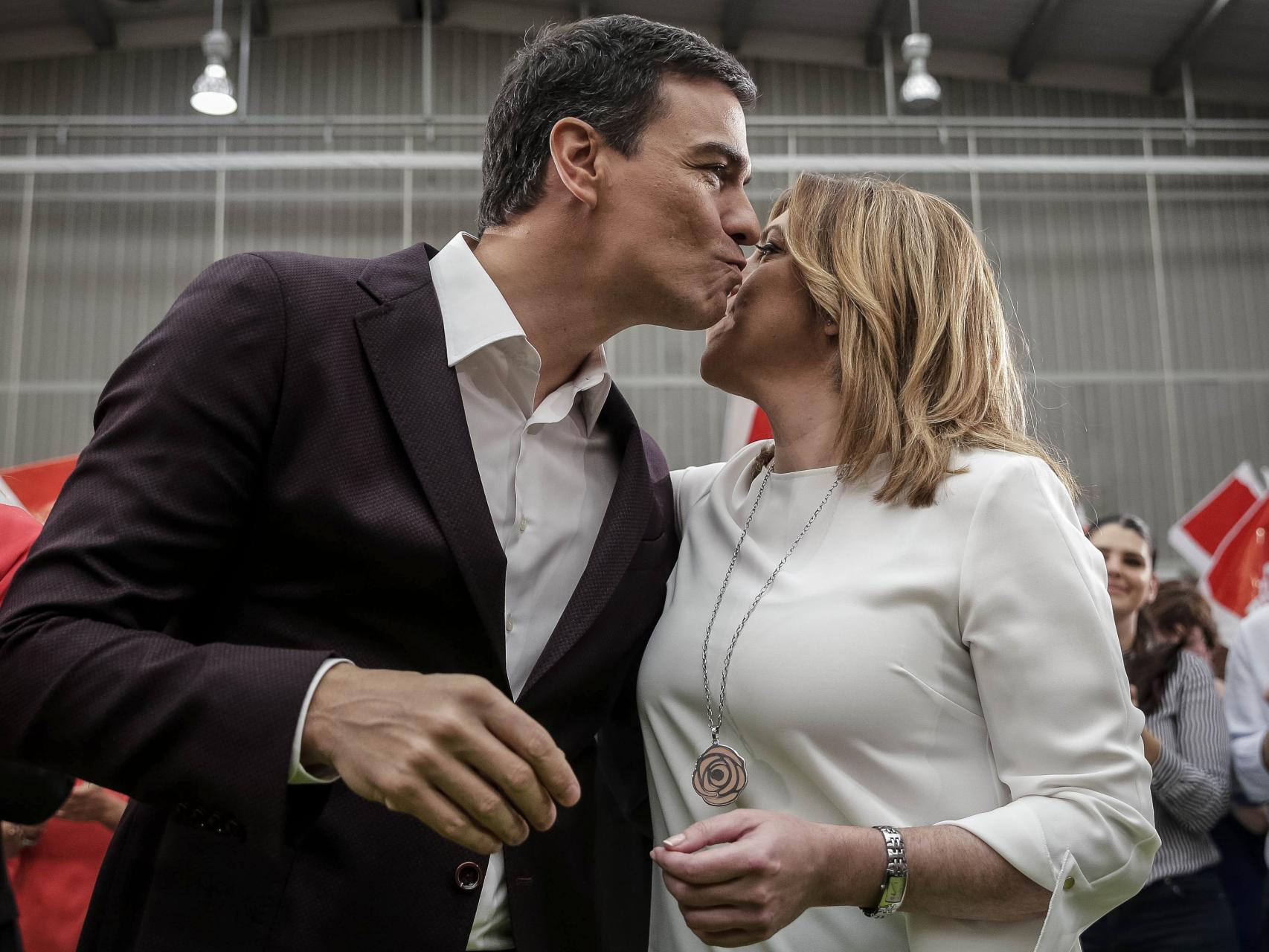 Pedro Sánchez y Susana Díaz, en una imagen de archivo.