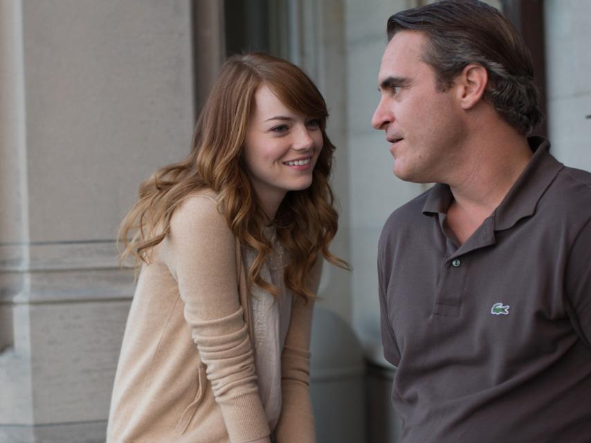 Emma Stone y Joaquin Phoenix en Irrational Man.