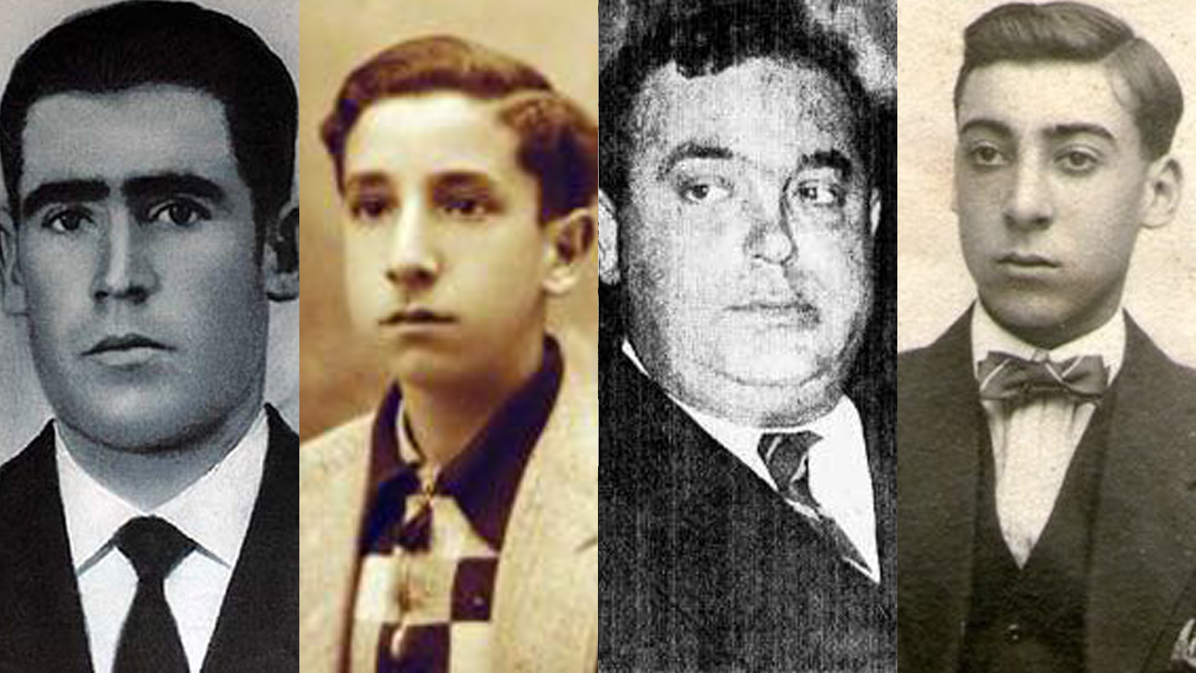 Valerico Canales, Enric Bosch Tomás, Dimas Madariaga y Joam Colom.