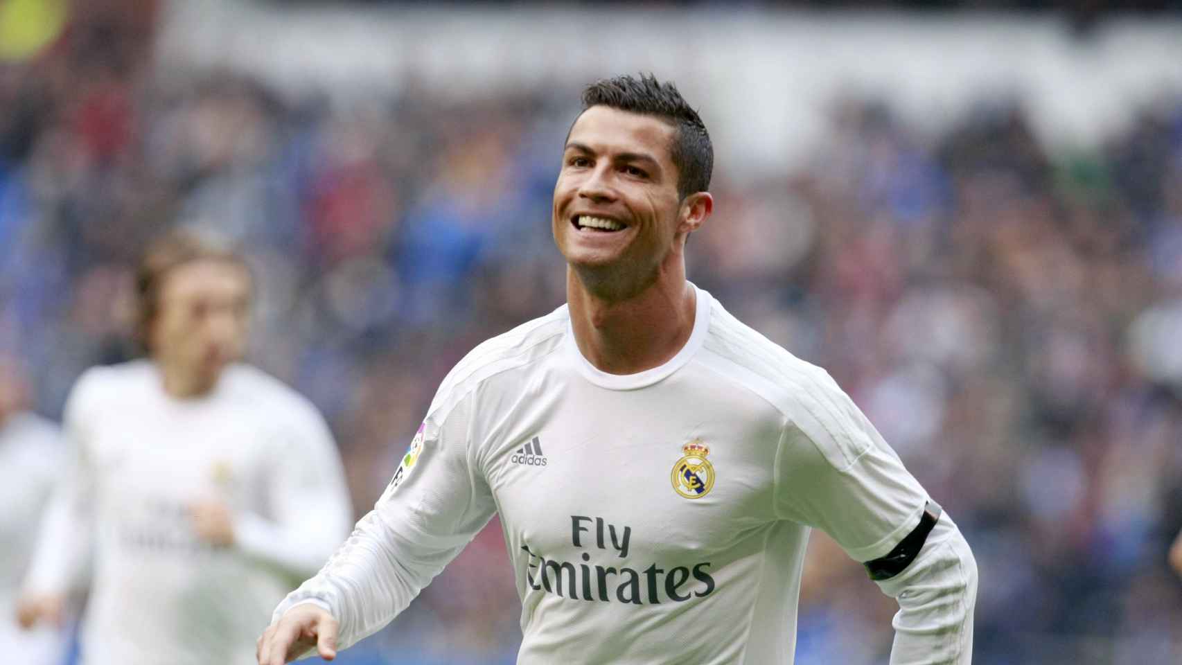 Cristiano Ronaldo celebra un gol ante el Deportivo.
