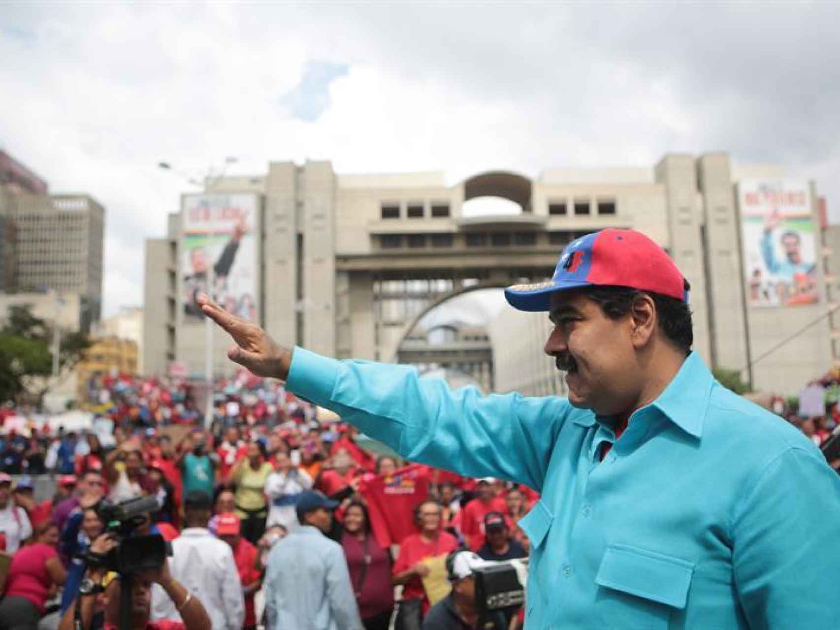 Imágen de Nicolás Maduro este sábado.
