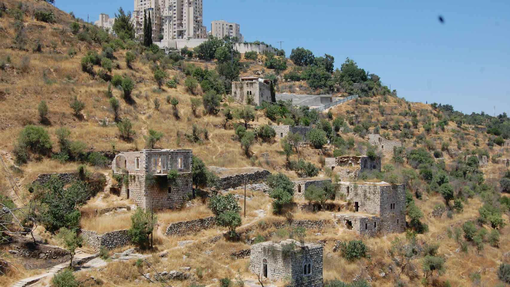 Vista de las ruinas de la ciudad