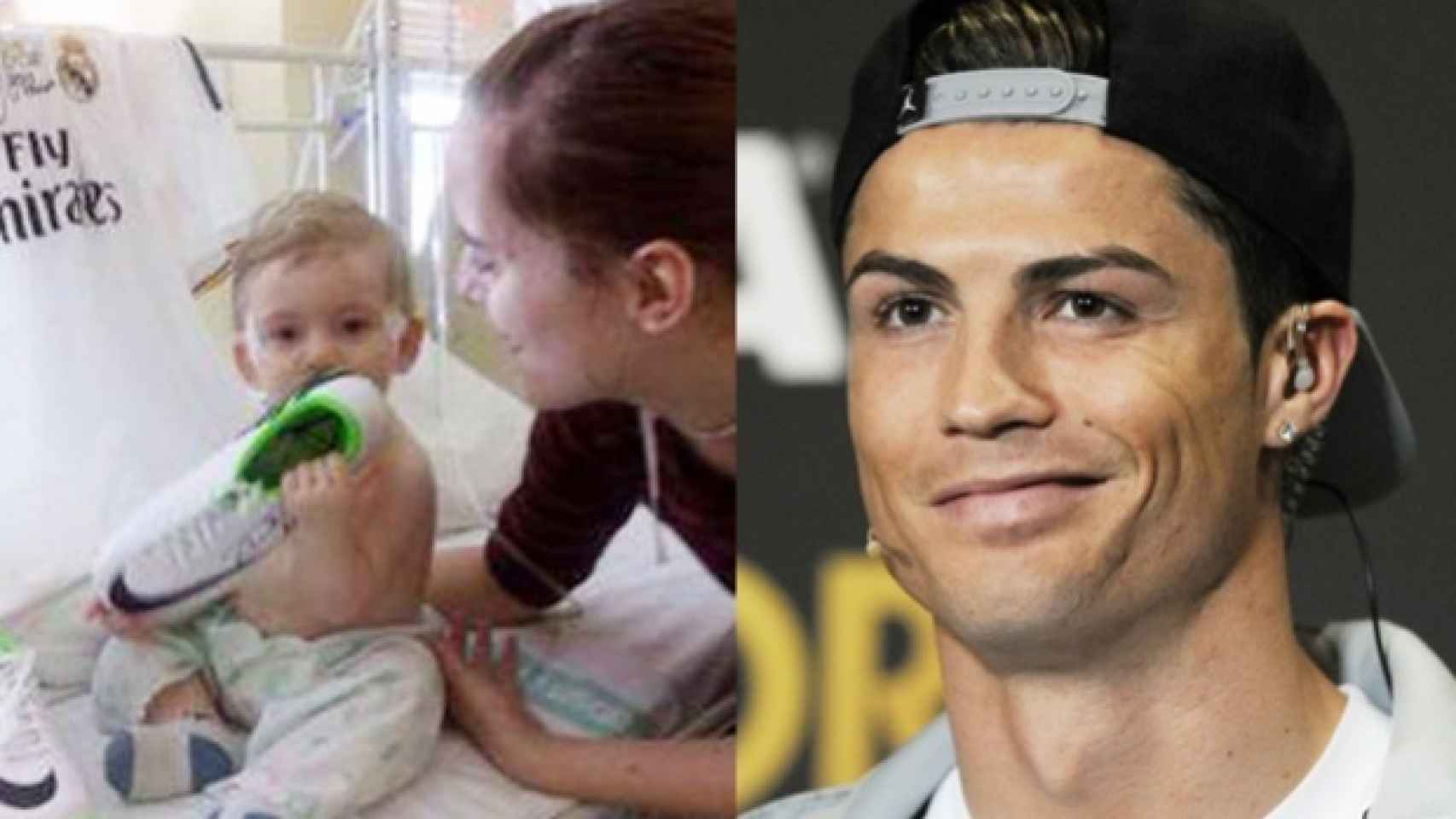 Cristiano Ronaldo pagó la operación del pequeño  Erik