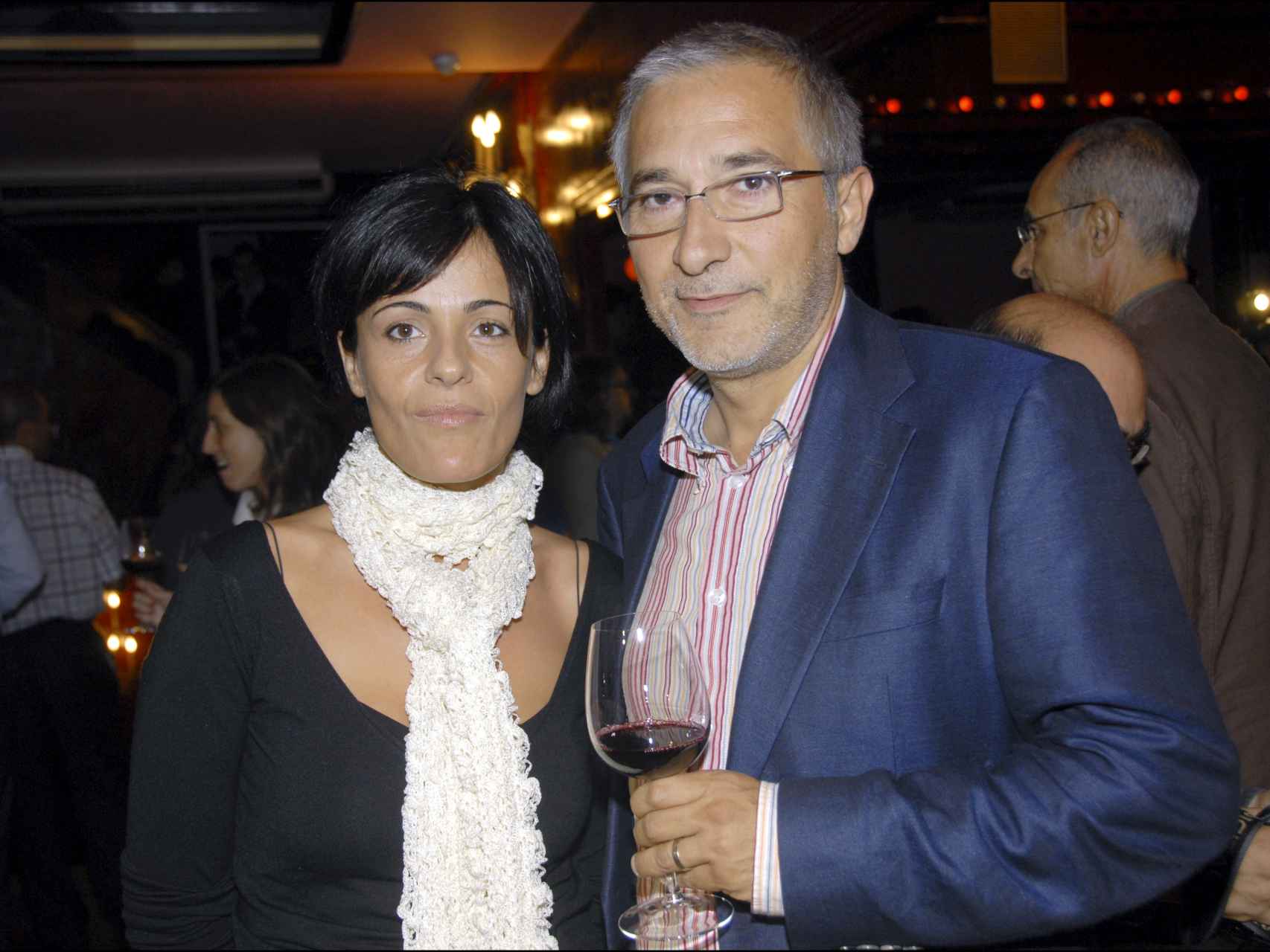 Javier Sardá y su mujer Ana