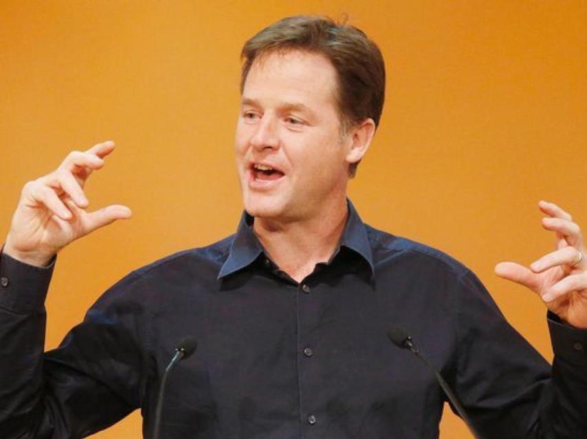 El político Nick Clegg