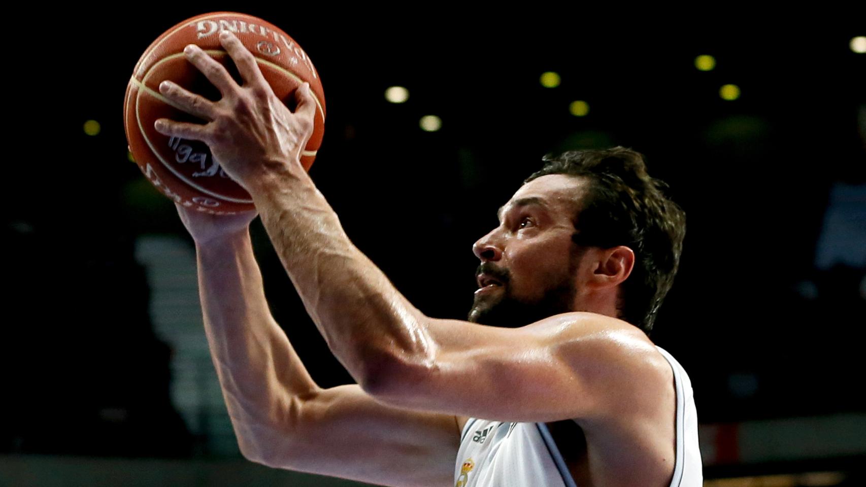 Sergio Llull durante el Real Madrid-Baskonia de este miércoles.