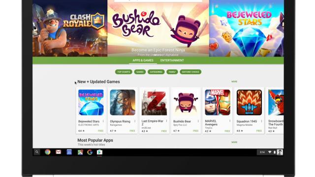 Las aplicaciones de Android llegan a Chrome OS