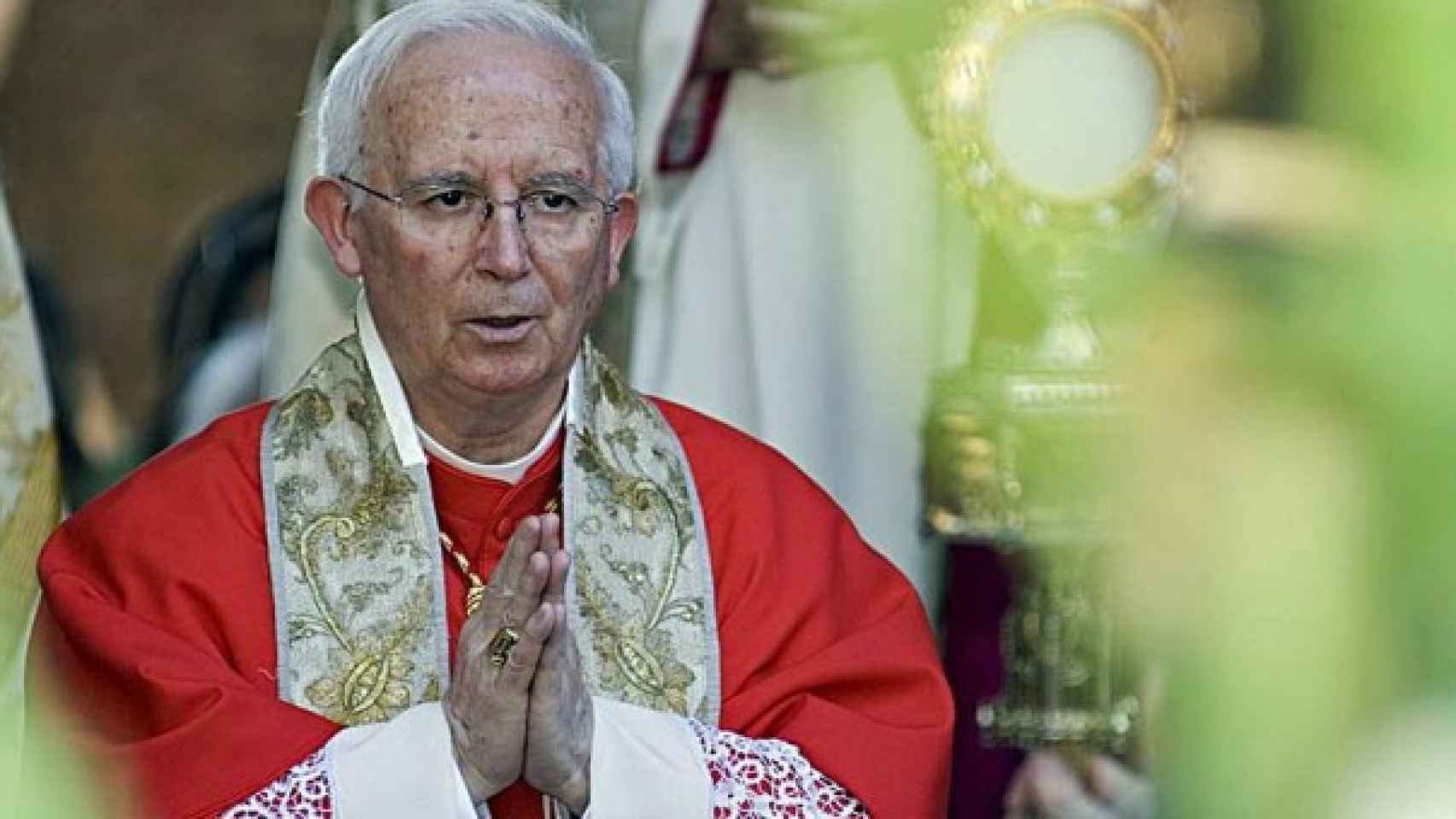 El Cardenal Arzobispo de Valencia, Antonio Cañizares.
